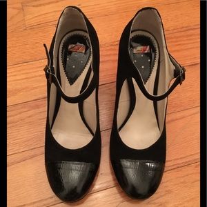 Paul smith black strap heels, Mary Jane